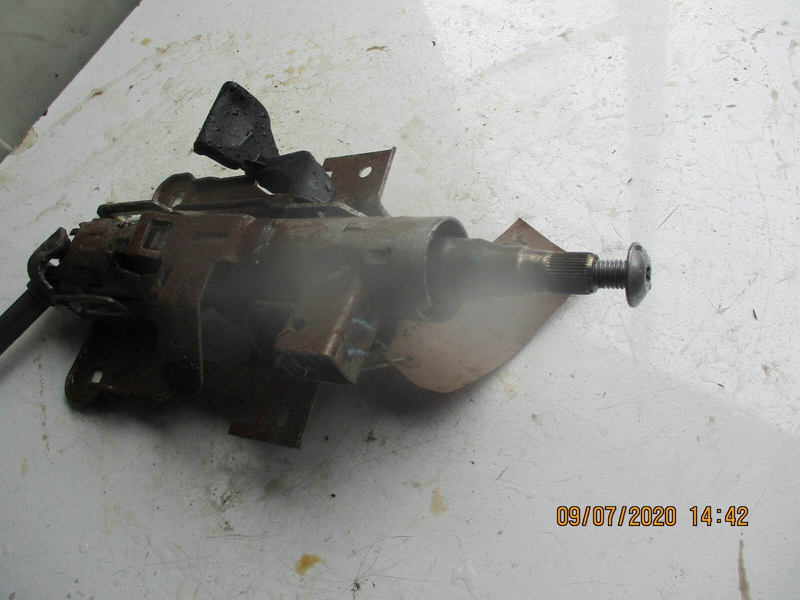 CITROEN C4 PICASSO 2013 ADJUSTABLE STEERING COLUMN WITH LOWER UJ KNUCKLE JOINT