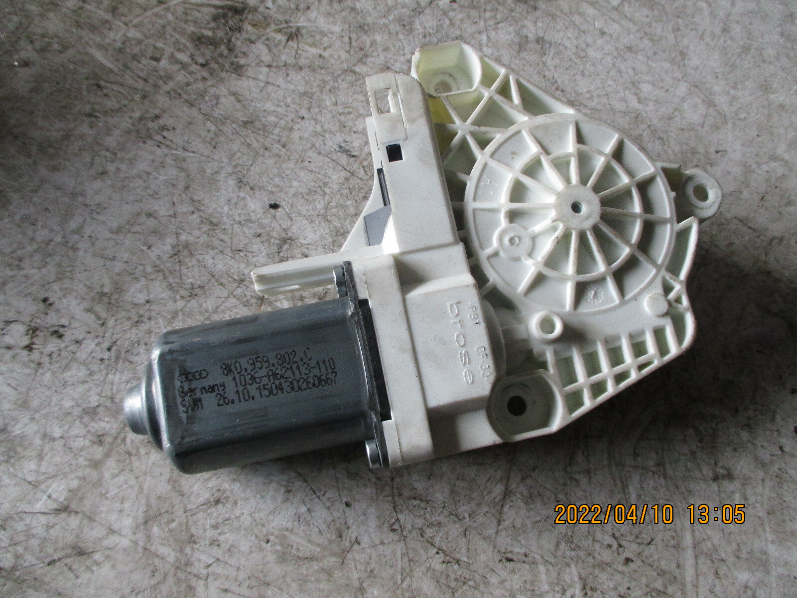 AUDI A1 2015 5 DOOR 8X OSF DRIVER SIDE FRONT DOOR WINDOW MOTOR 8K0959802C