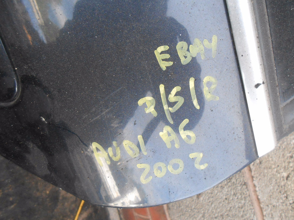 1997 - 2002 AUDI A6 C5 4B SALOON NSR PASSENGER SIDE REAR DOOR COMPLETE BLUE