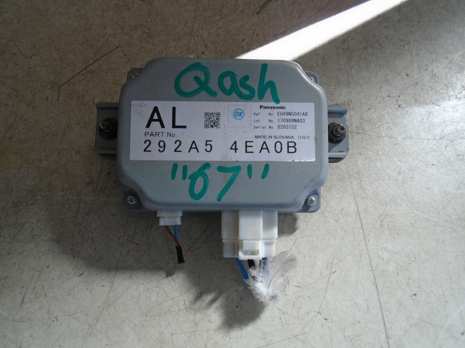 NISSAN QASHQAI J11 2017 STABILISER CONVERTER ECU MODULE 292A54EA0B