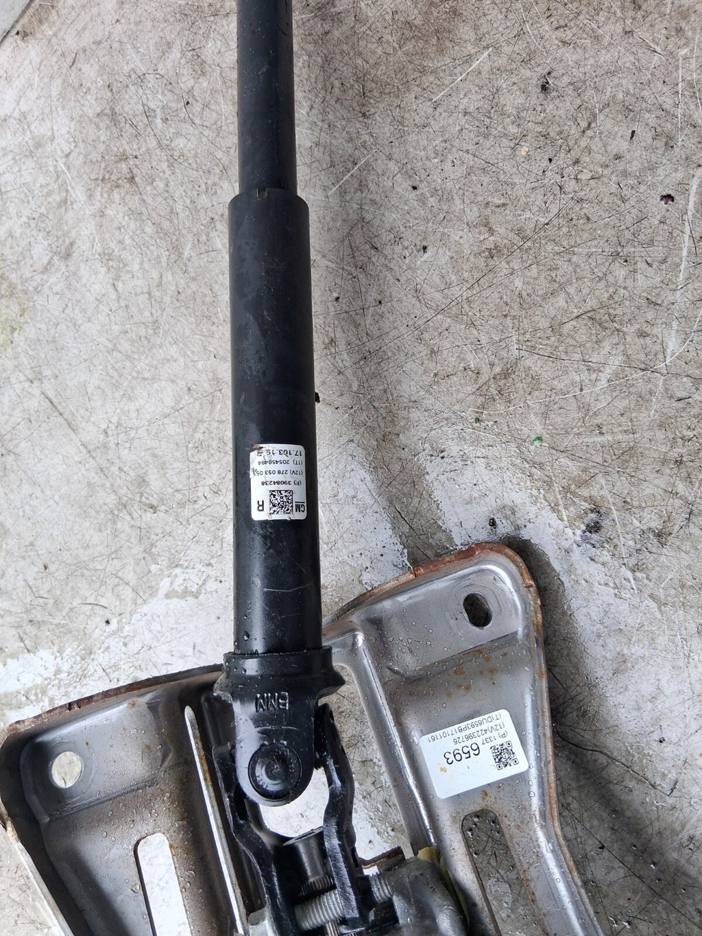 2017 ZAFIRA C TOURER STEERING COLOUMN WITH IGNITION BARREL & KEY 23284104