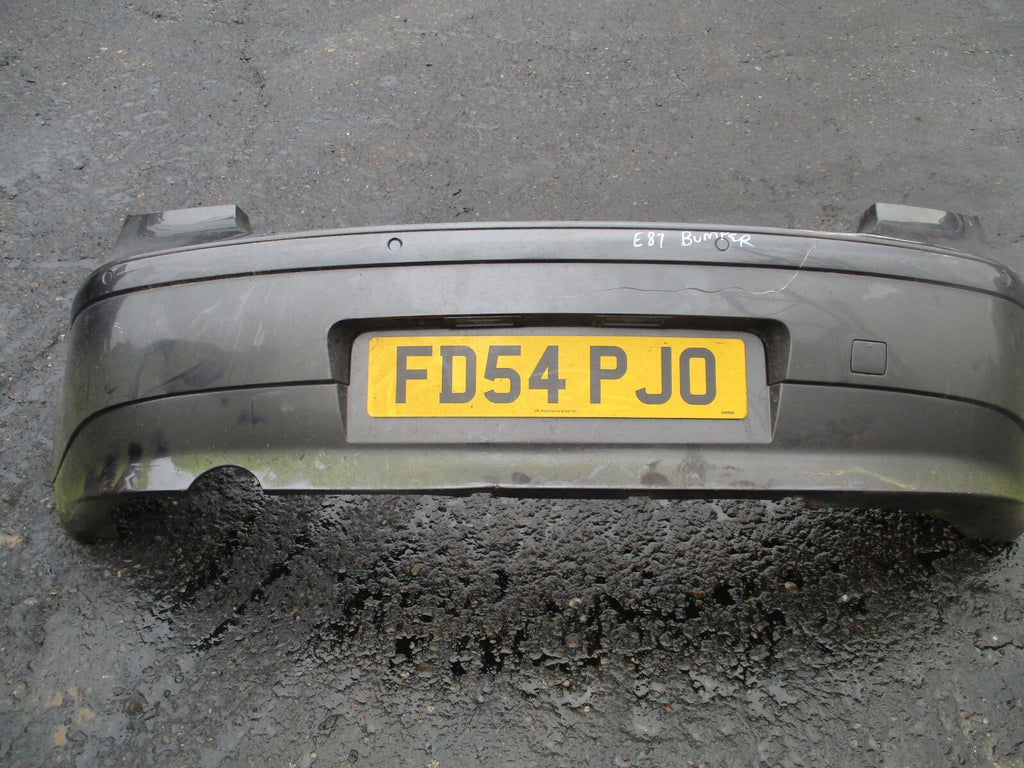 BMW 1 SERIES E87 2007 REAR COMPLETE BUMPER IN GREY