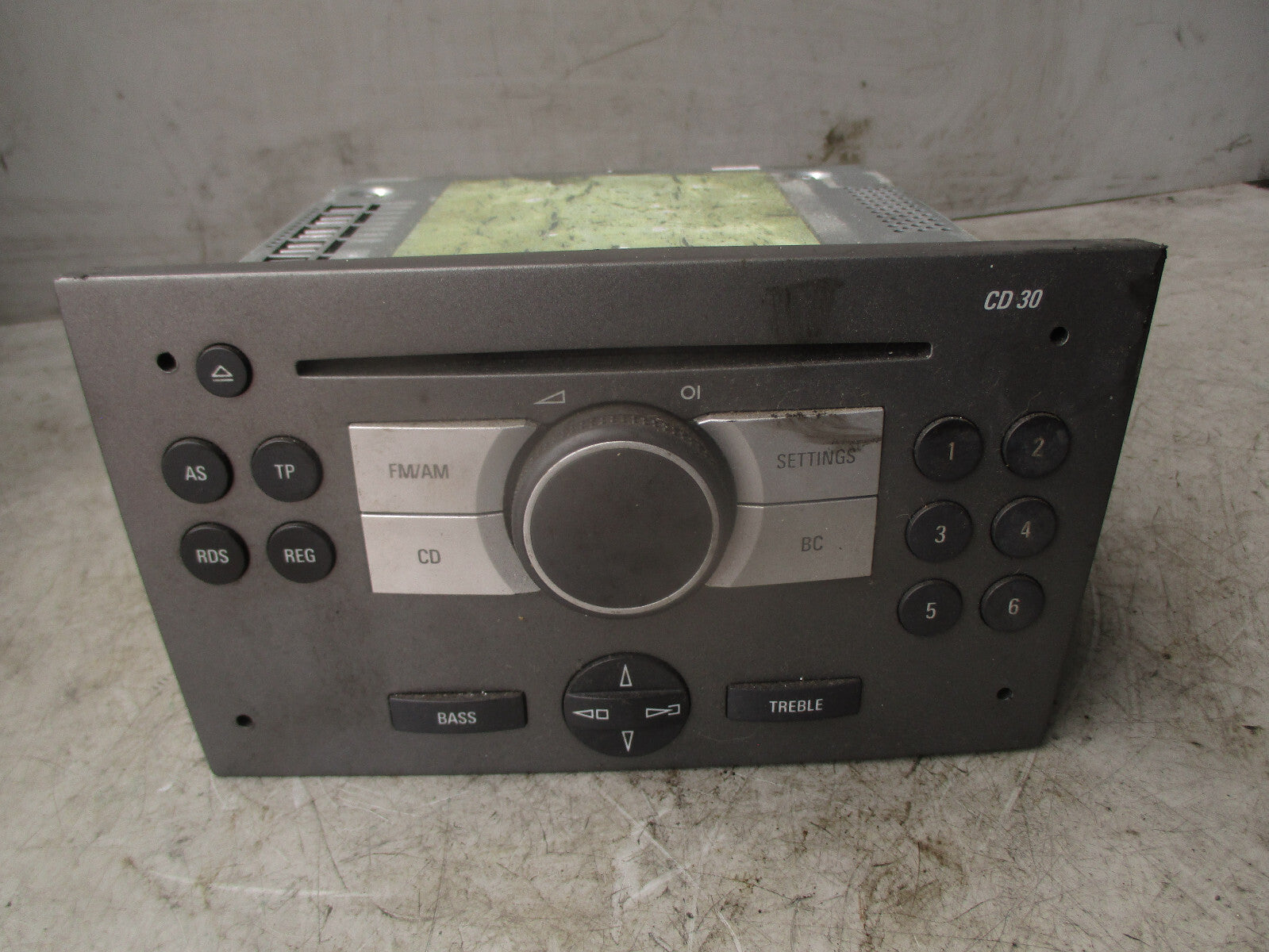 2005 VAUXHALL CORSA C RADIO CD PLAYER HEAD UNIT 13190853