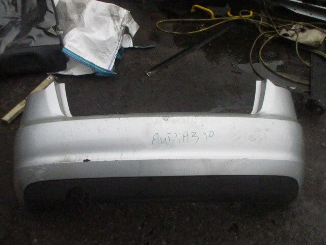 AUDI A3 8P 2010 REAR BUMPER SILVER
