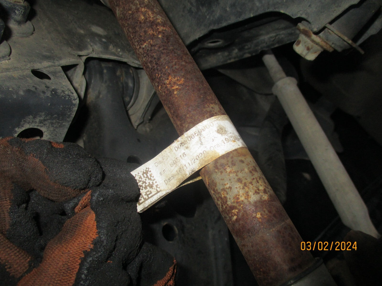 FIAT PANDA 319 2017 0.9 MANUAL NSF PASSENGER SIDE FRONT DRIVESHAFT 00520650900