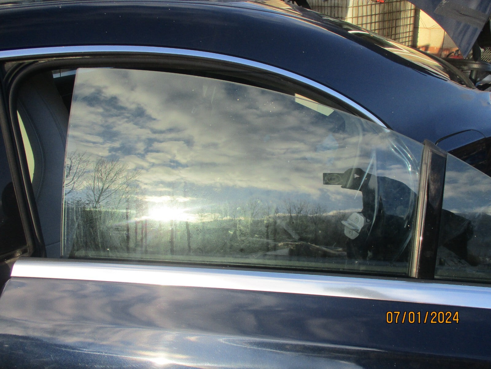 MERCEDES BENZ CLA 2016 C117 NSR PASSENGER SIDE REAR DOOR MAIN WINDOW GLASS
