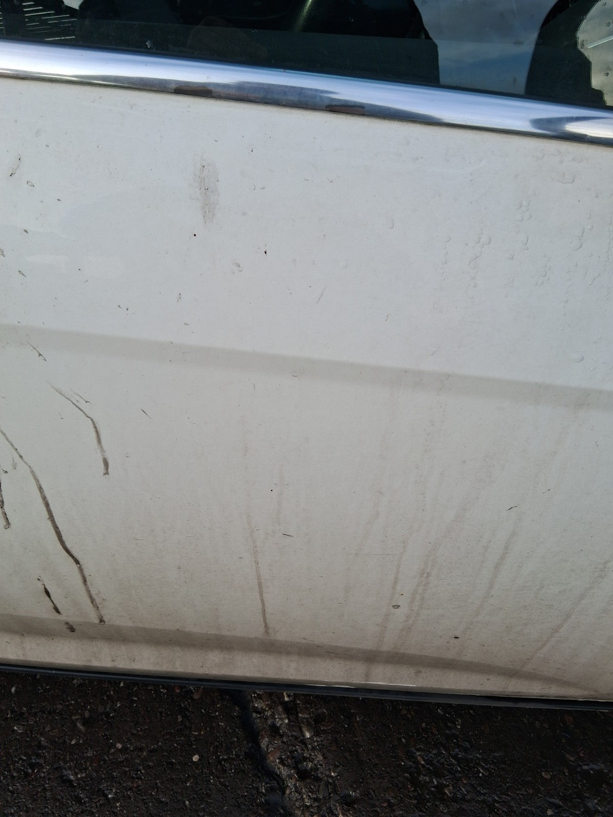 2013 FORD FOCUS MK3 HATCHBACK OSF DRIVER SIDE FRONT RIGHT BARE DOOR WHITE Z2