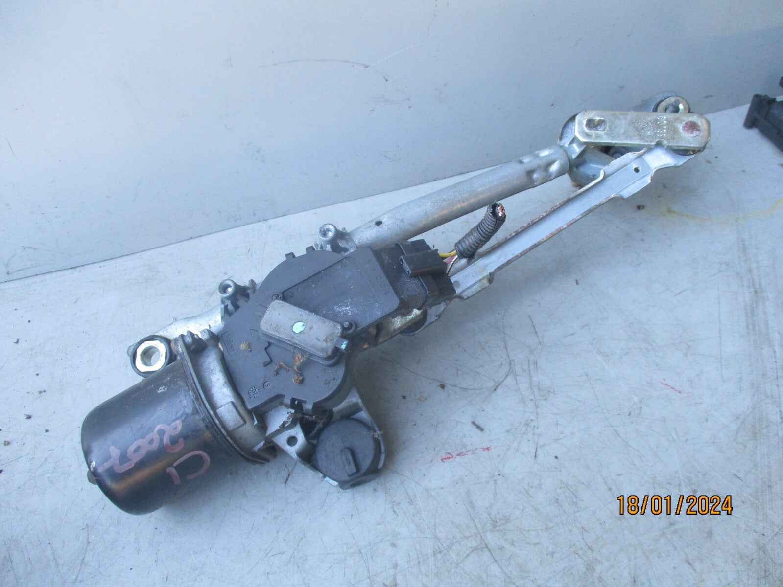 CITROEN C1 2007 MK1 FRONT WINDSCREEN WIPER MOTOR LINKAGES