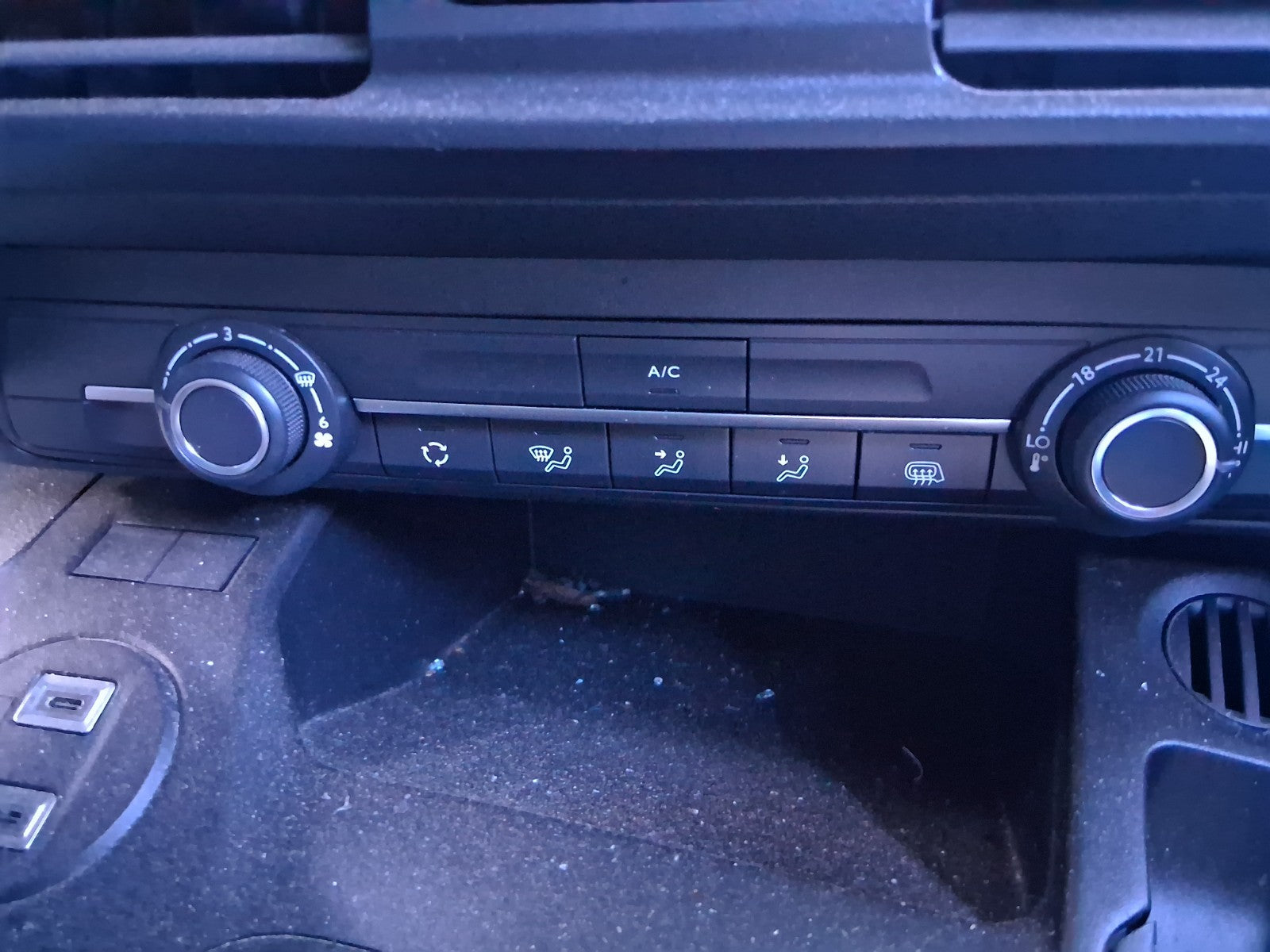 2024 VAUXHALL COMBO E K9 AC HEATER CLIMATE CONTROL SWITCH PANEL