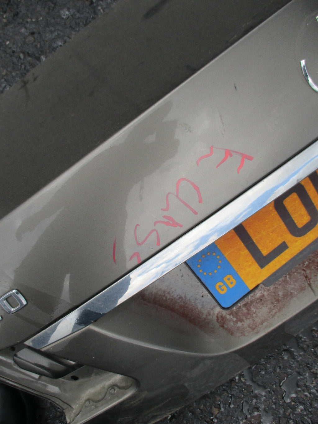 MERCEDES E CLASS 2012 W212 E220 BARE TAILGATE BOOTLID SHELL VITO INDIUM GREY