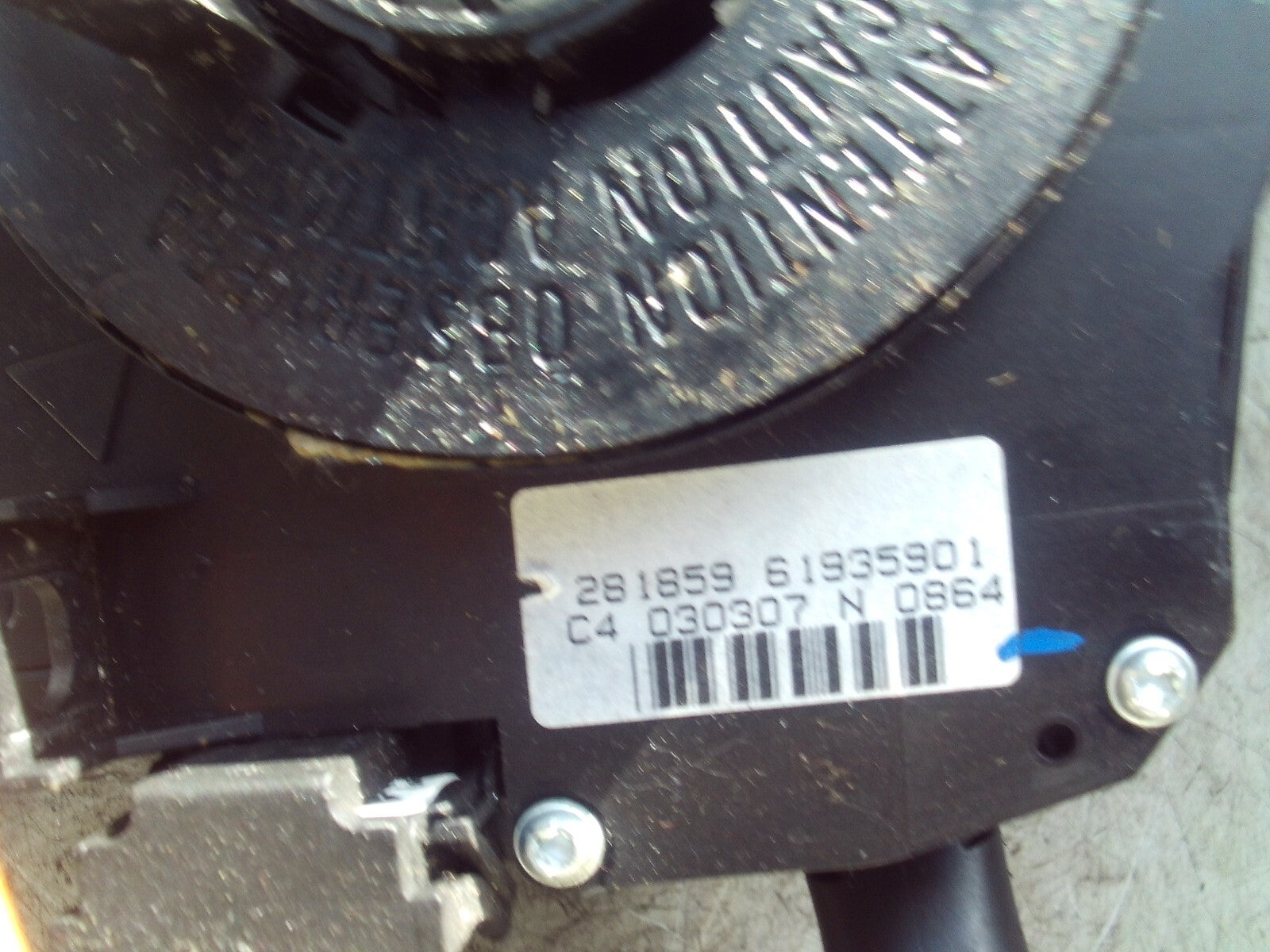 2007 PEUGEOT 407 INDICATOR WIPER CONTROL SWITCH STALK 28185961935901