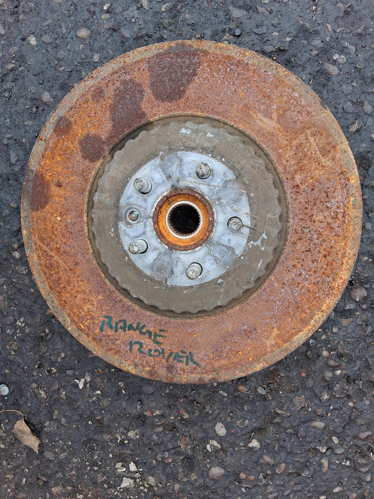 2015 RANGE ROVER EVOQUE L538 NSF PASSENGER SIDE FRONT LEFT HUB