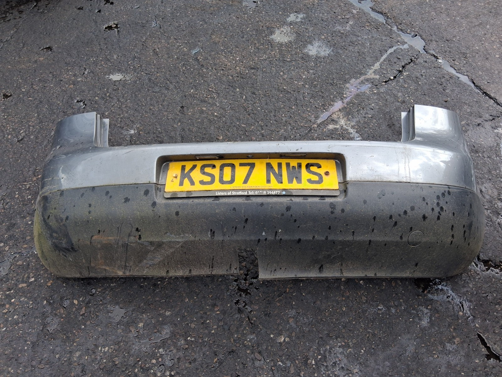 2007 VW VOLKSWAGEN GOLF MK5 COMPLETE REAR BUMPER GREY