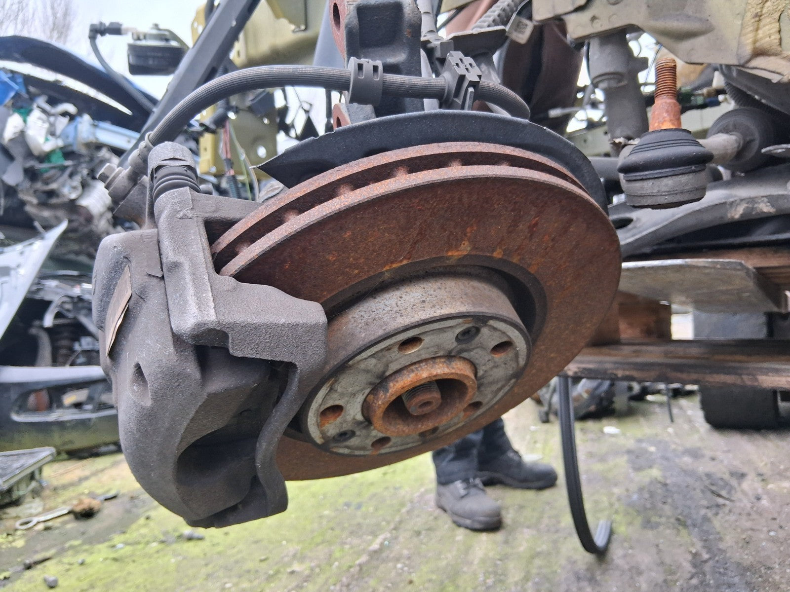 2023 VAUXHALL ASTRA L ESTATE NSF PASSENGER SUSPENSION LEG STRUT HUB 9846669680