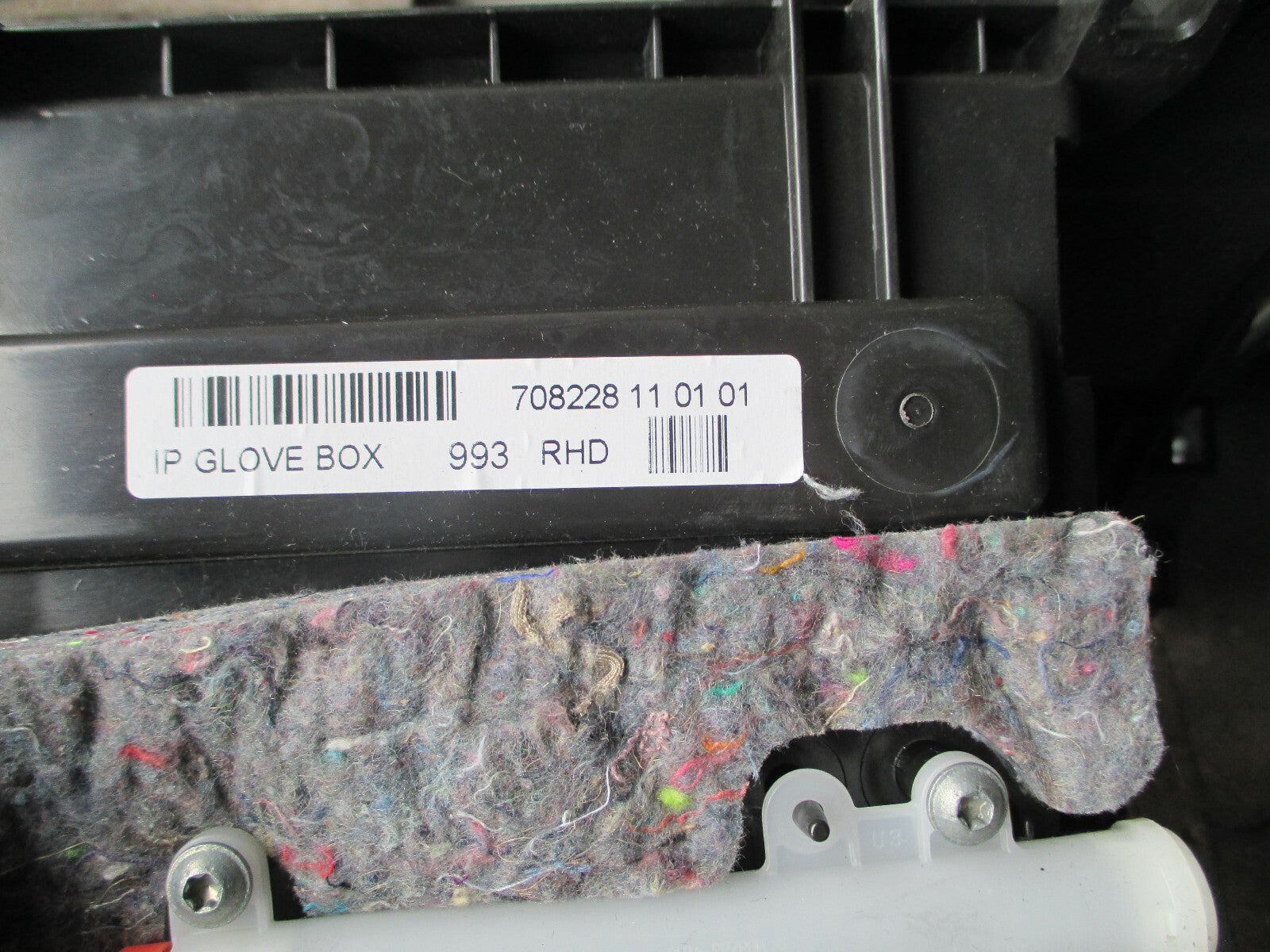 JAGUAR XF 2013 FACELIFT PASSENGER GLOVE BOX CREAM