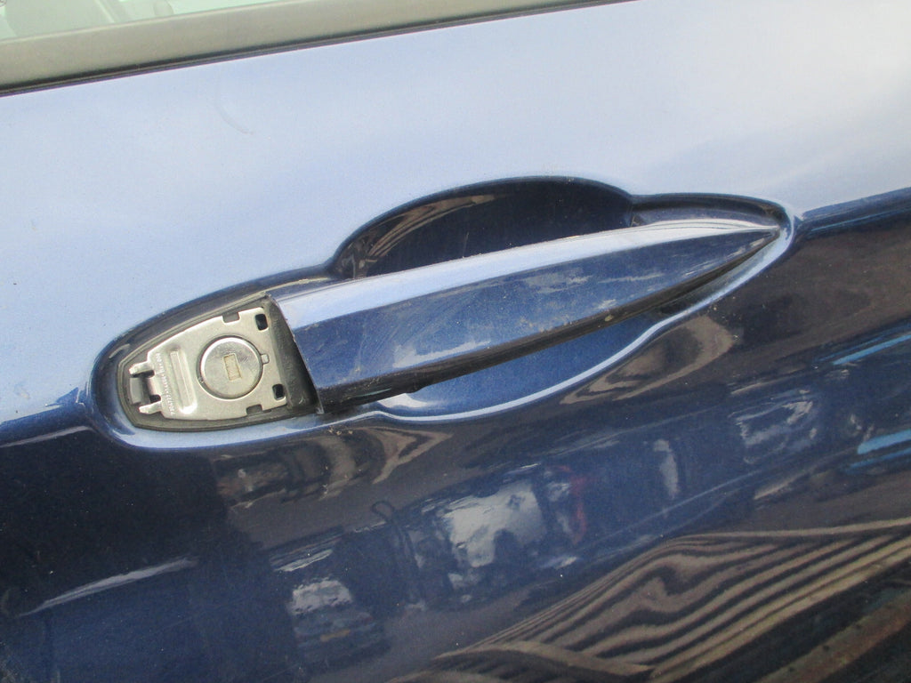 BMW X1 2018 F48 OSF DRIVER FRONT DOOR EXTERIOR HANDLE MEDITERRANEAN BLUE C10