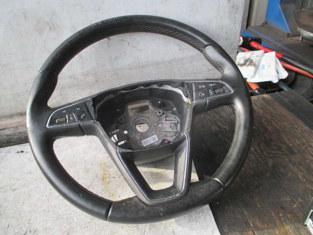 2017 SEAT TOLEDO MK4 3 SPOKE MULTIFUNCTION STEERING WHEEL 5F0419091L