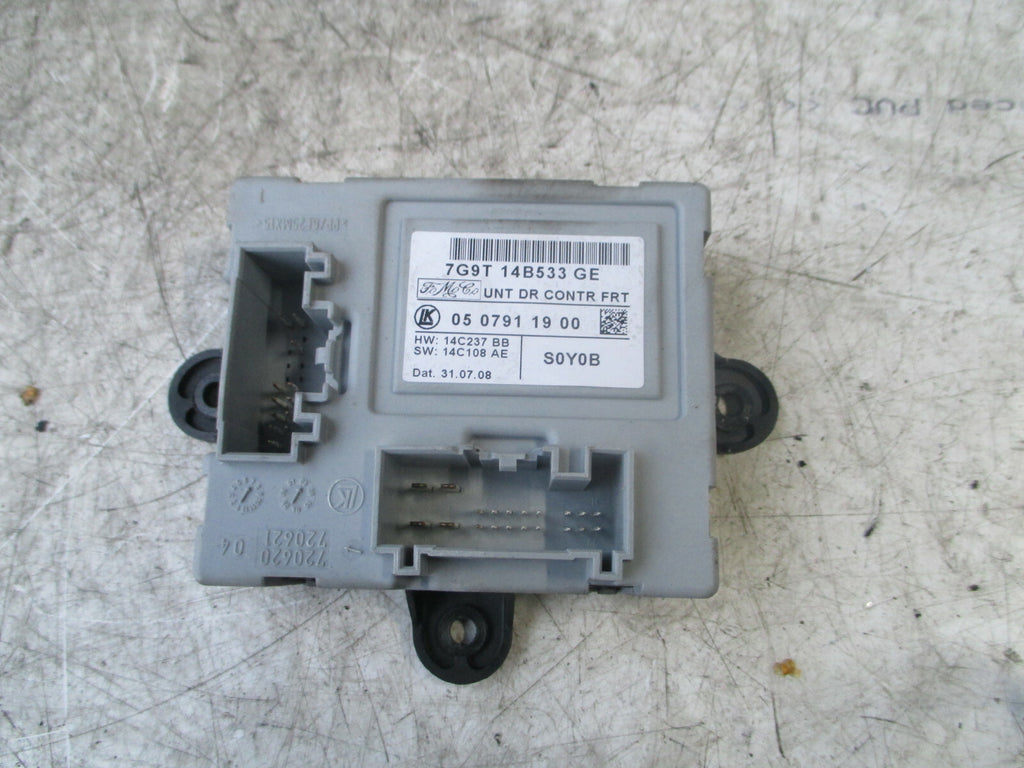 FORD MONDEO MK4 2008 NSF PASSENGER SIDE FRONT DOOR CONTROL MODULE 7G9T14B533GE