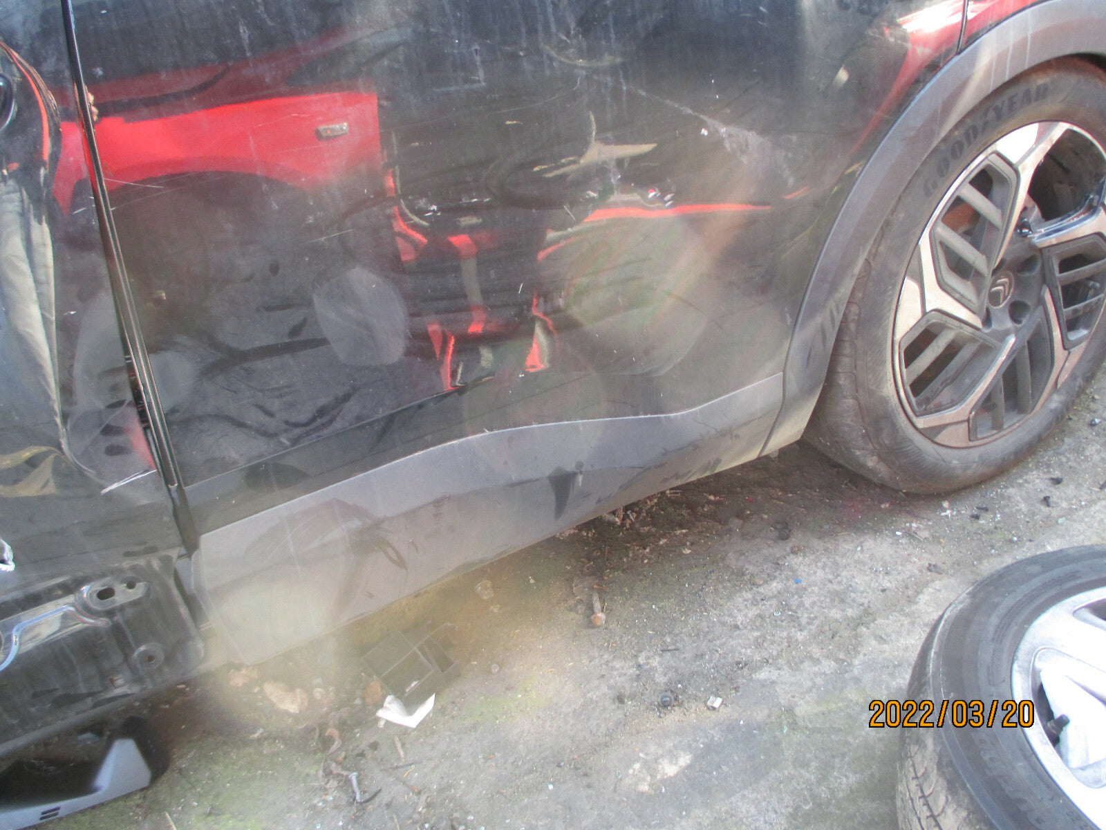 CITROEN C4 MK3 2021 NSR PASSENGER SIDE REAR DOOR PLASTIC TRIM MOULDING
