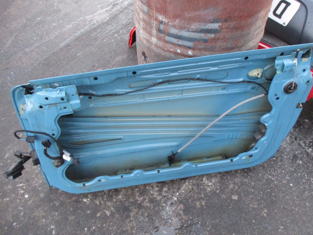 BMW MINI R56 2007 OS DRIVER BARE DOOR SHELL PANEL EXTERIOR HANDLE A74/5 BLUE