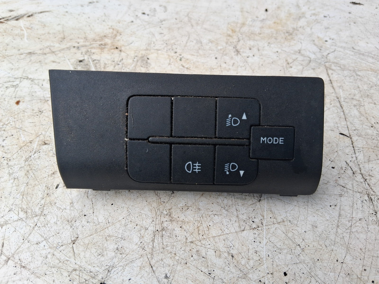 2016 PEUGEOT BOXER MK3 HEADLIGHT ADJUSTER CONTROL SWITCH PANEL 07355860750