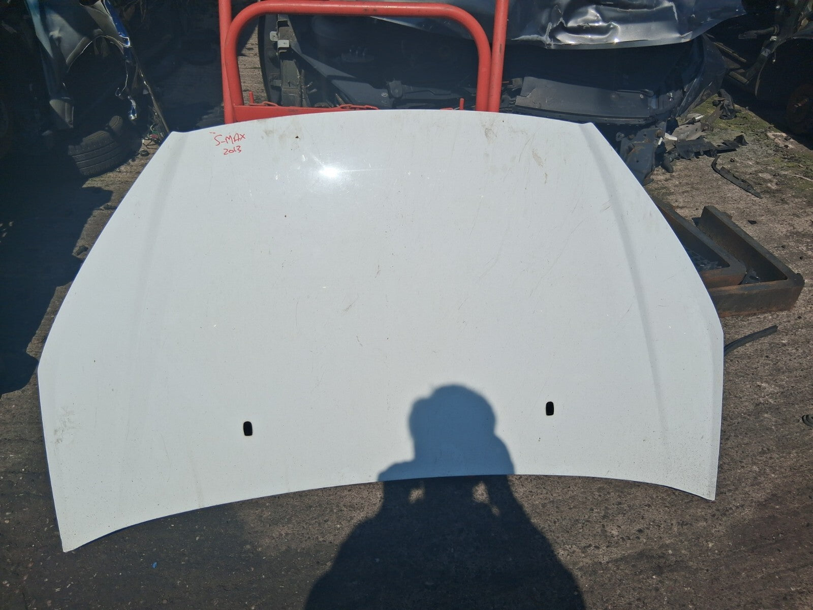 2013 FORD S MAX MK1 FRONT BONNET HOOD PANEL WHITE