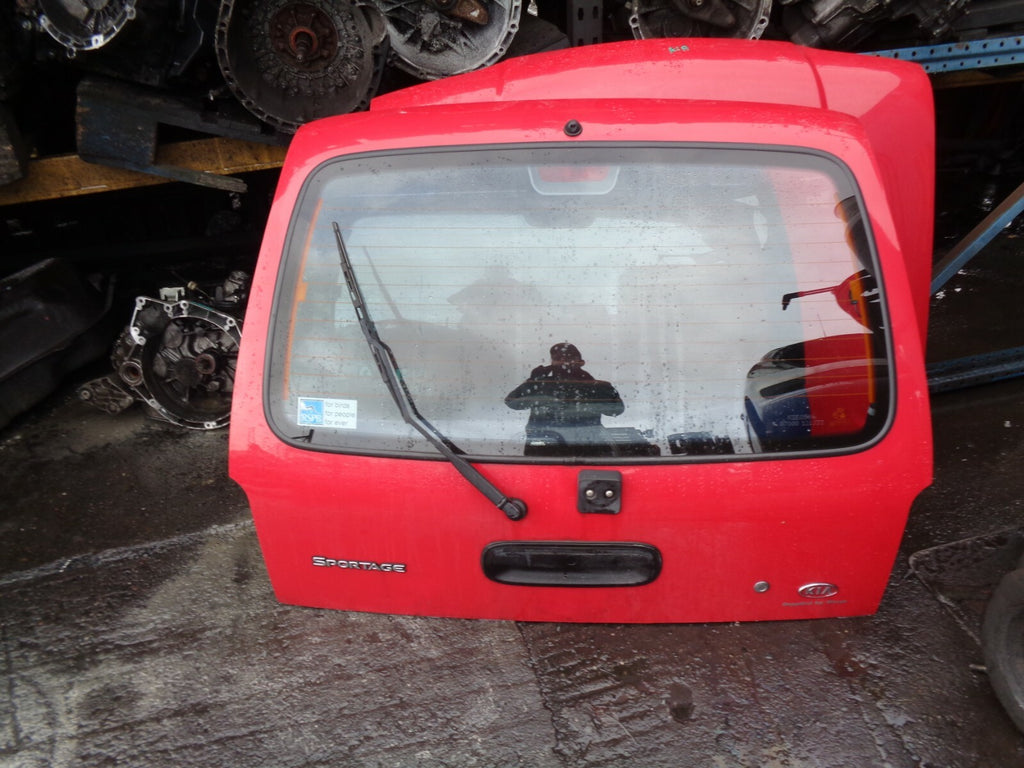 KIA SPORTAGE 2001 MK1 TAILGATE BOOTLID RED BOOTLID