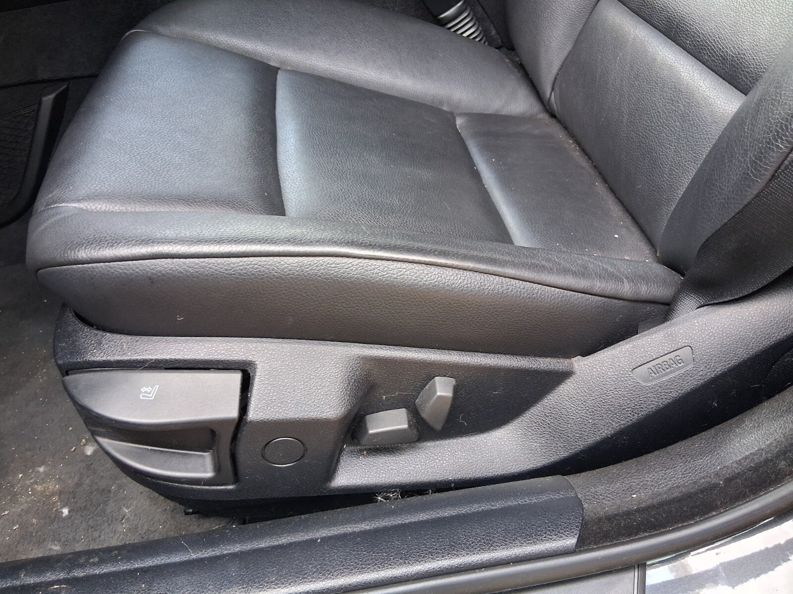 2012 BMW 5 SERIES F10 NSF PASSENGER SIDE FRONT SIDE ELECTRIC HEATED SEAT BLACK