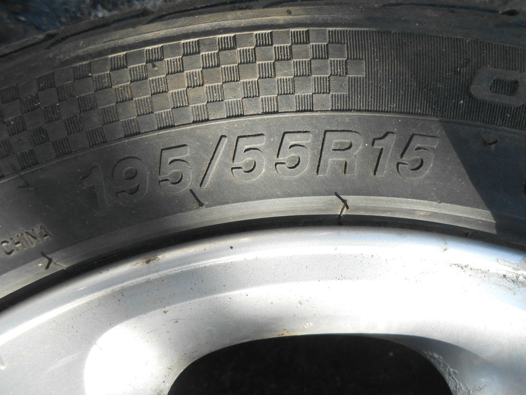 MAZDA PREMACY CP 2002 6 SPOKE 5 STUD ALUMINIUM ALLOY WHEEL 195/55 R15 REF001