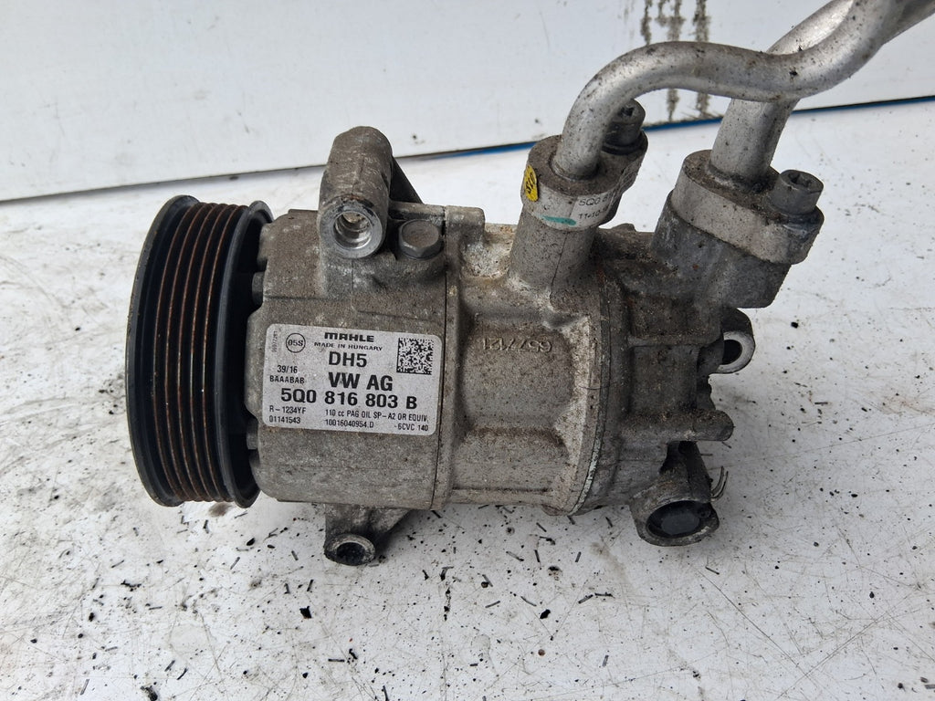 SEAT IBIZA MK4 6J 2015 1.4 PETROL AIR CON COMPRESSOR PUMP 5Q0816803B