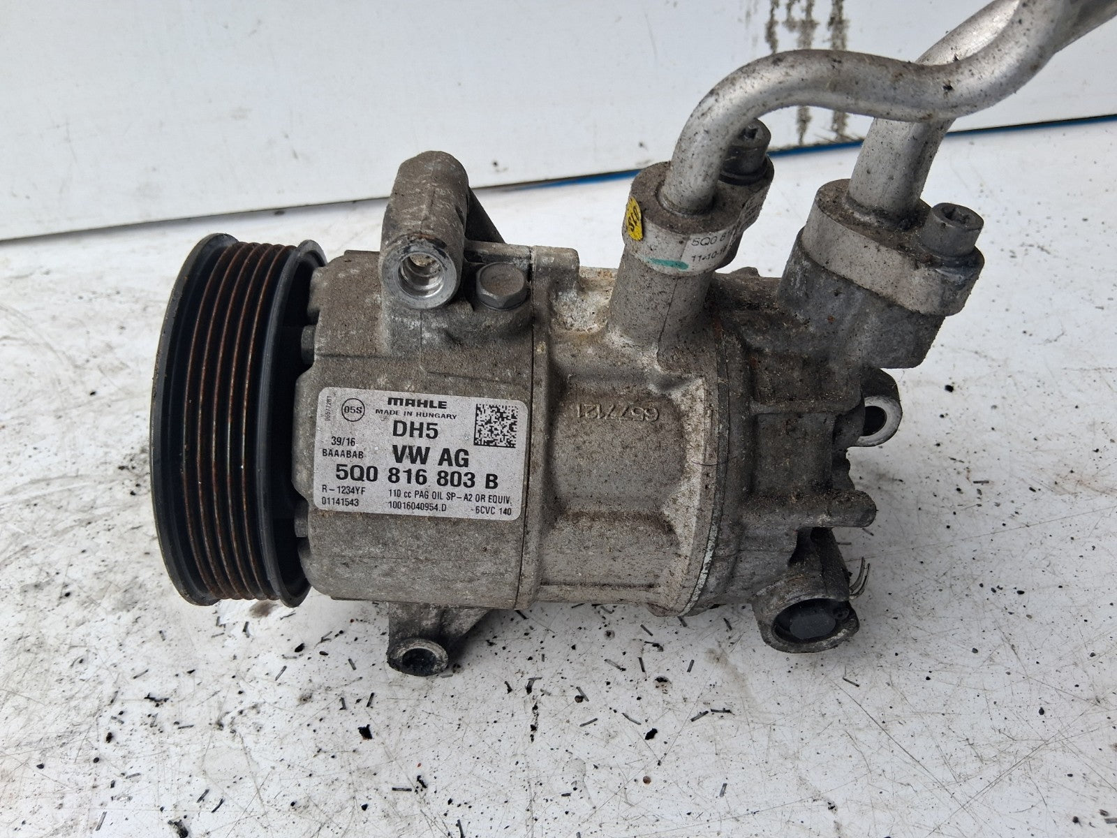 SEAT IBIZA MK4 6J 2015 1.4 PETROL AIR CON COMPRESSOR PUMP 5Q0816803B