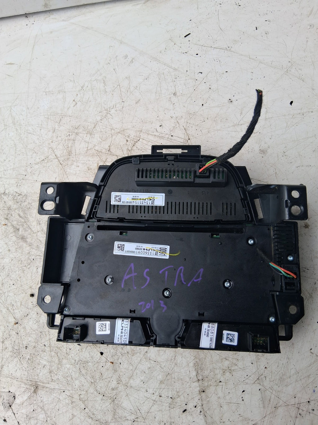 VAUXHALL ASTRA J 2013 RADIO STEREO PLAYER + HEATER HVAC CONTROL PANEL 13360091