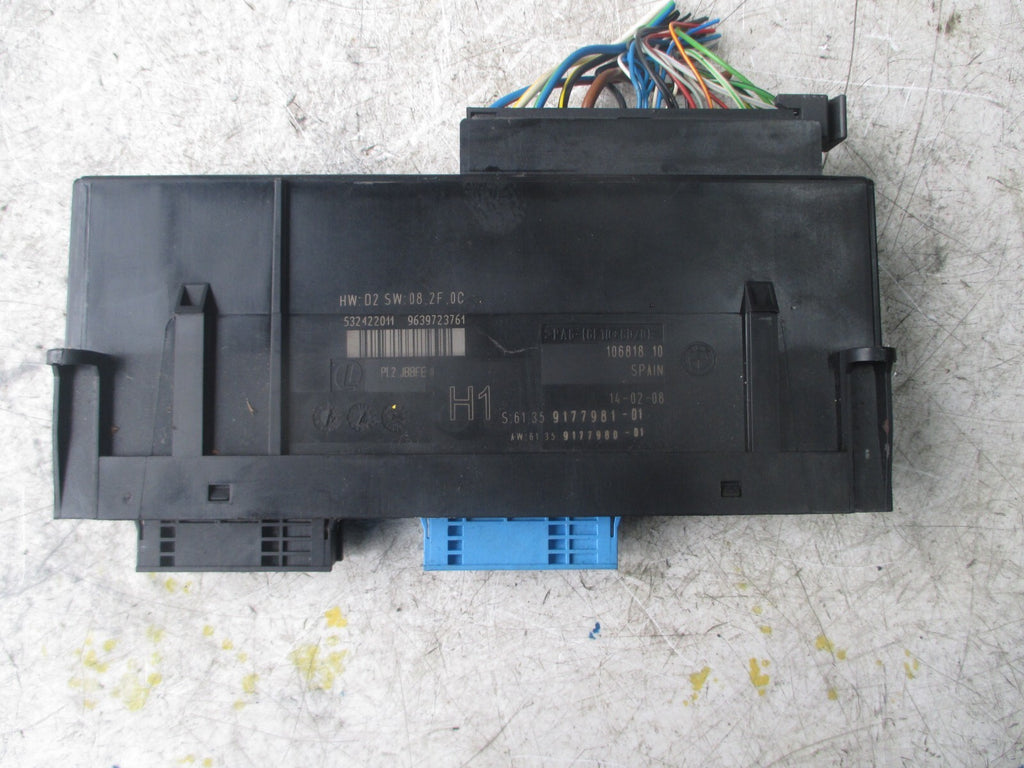 BMW 1 SERIES E90 2008 ECU BODY CONTROL MODULE 9177980