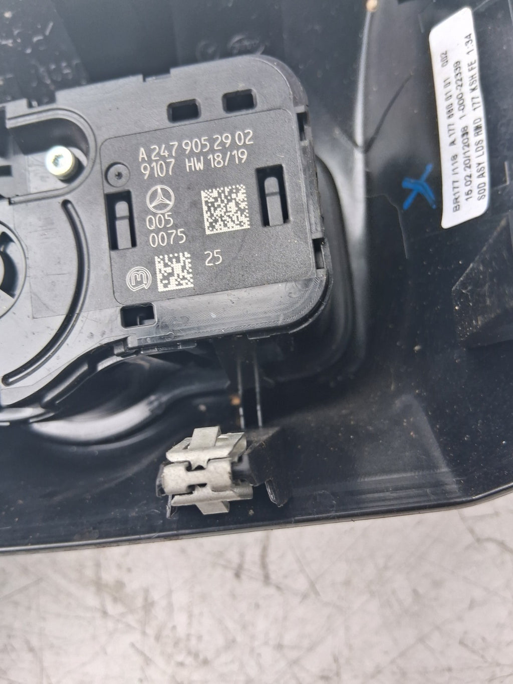 2020 MERCEDES A CLASS W177 HEADLIGHT CONTROL SWITCH PANEL A2479052902