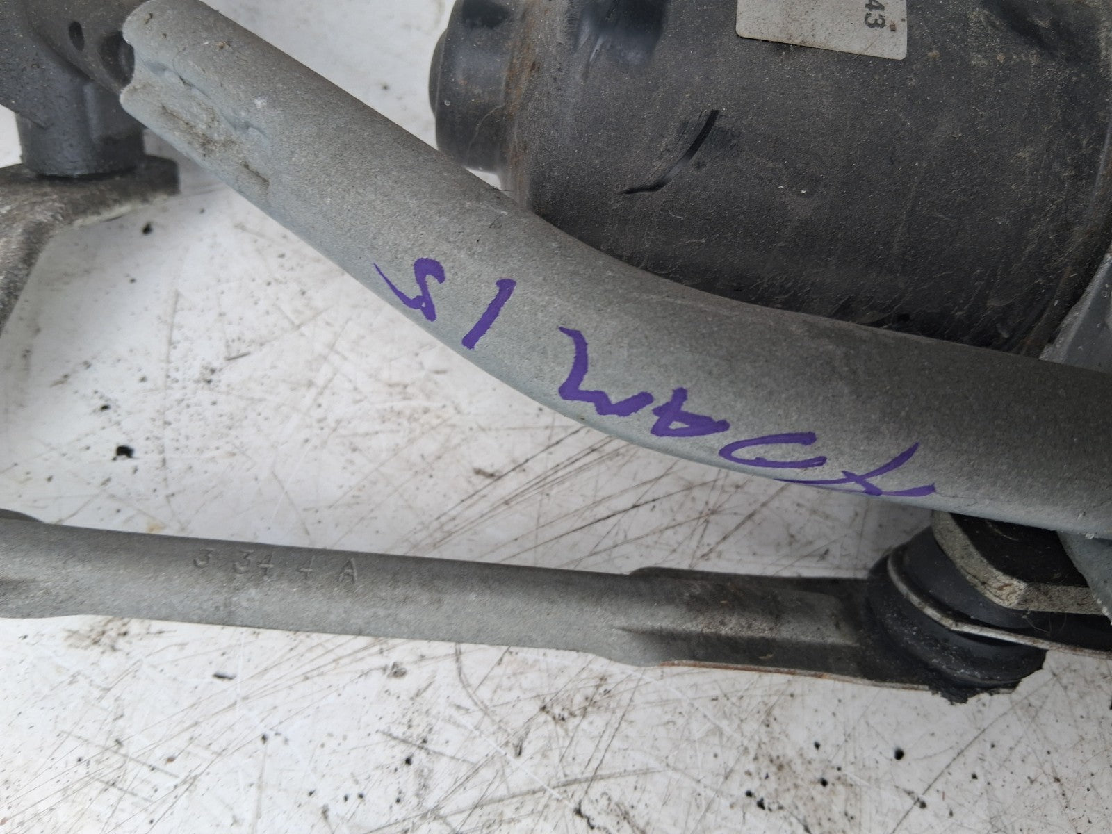 2015 VAUXHALL ADAM FRONT WIPER MOTOR LINKAGE MECHANISM W000032756
