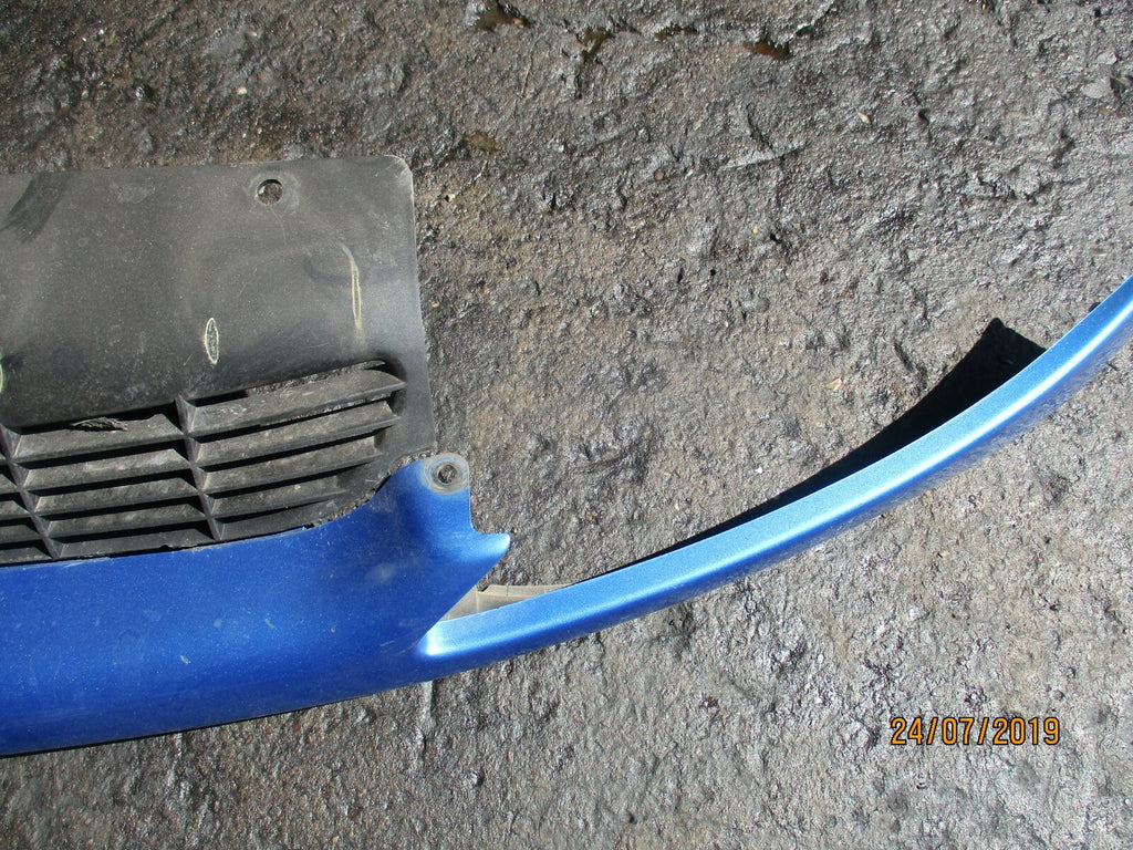 PEUGEOT 206 FRONT BUMPER GRILL & EMBLEM BADGE BLUE 9651791577
