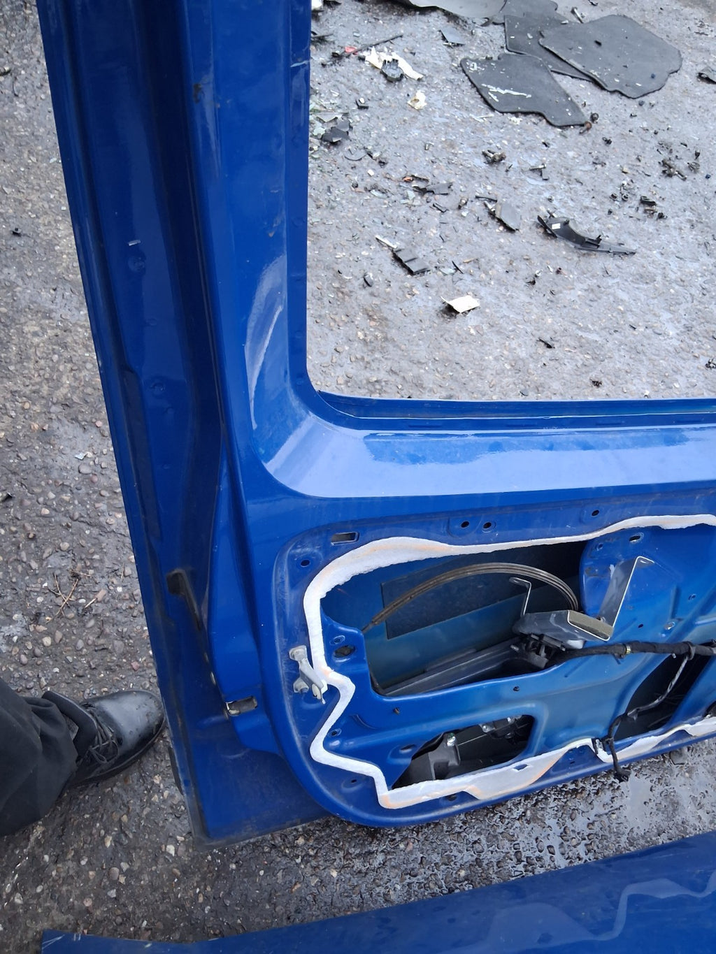 2016 FIAT FIORINO NSF PASSENGER SIDE FRONT LEFT BARE DOOR BLUE