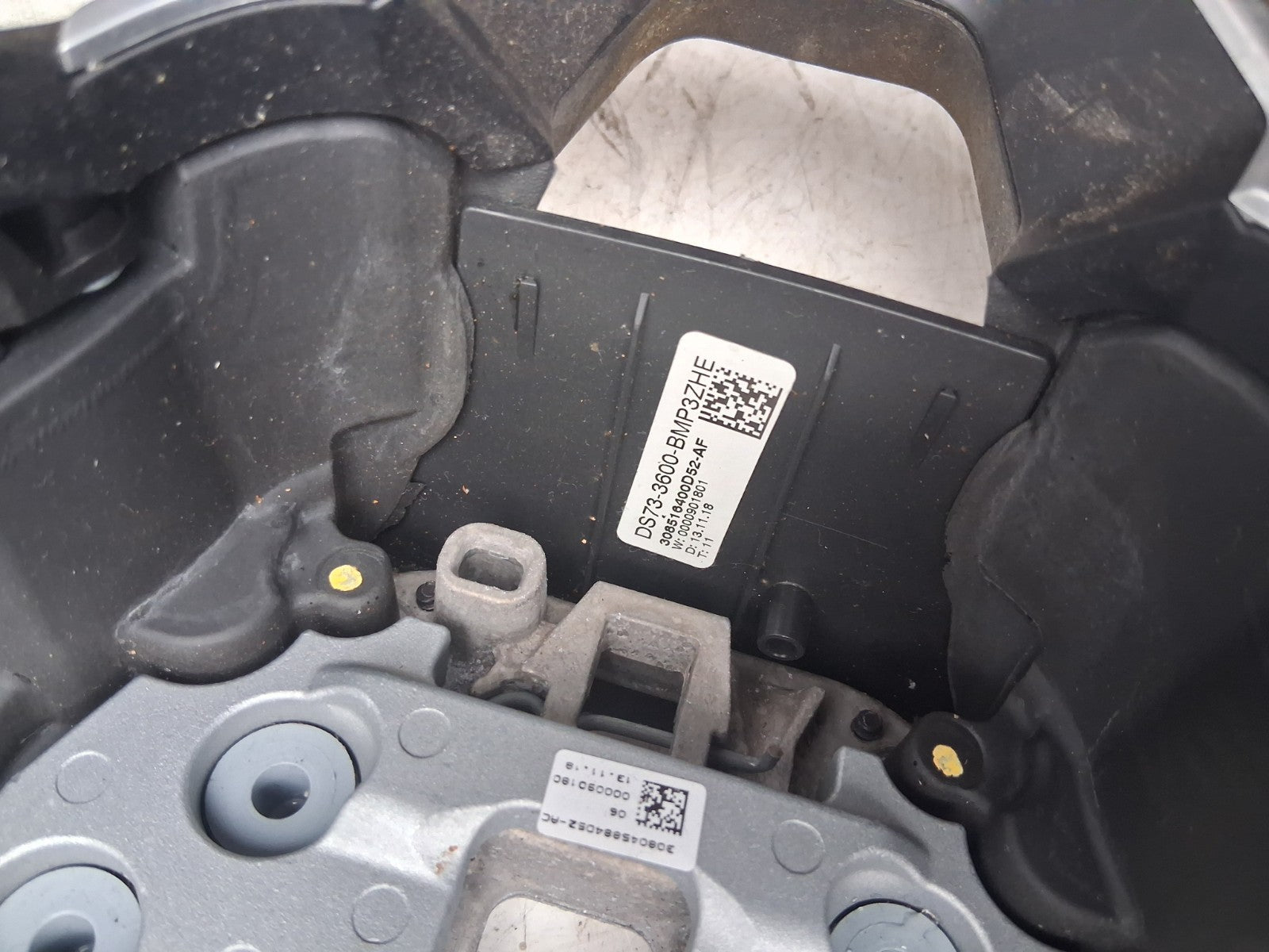 2019 FORD GALAXY MULTIFUNCTIONAL STEERING WHEEL BLACK 308045884D52AC