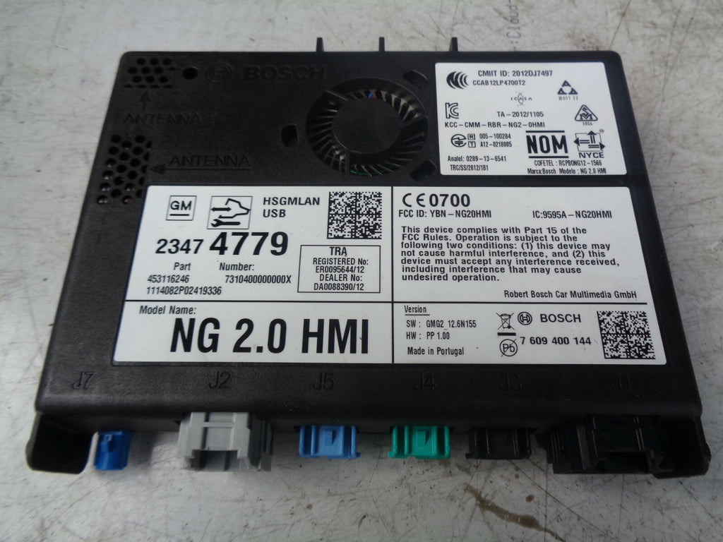 VAUXHALL INSIGNIA 2014 MK1 2.0 FACELIFT NAV NAVIGATION MODULE ECU UNIT 23474779