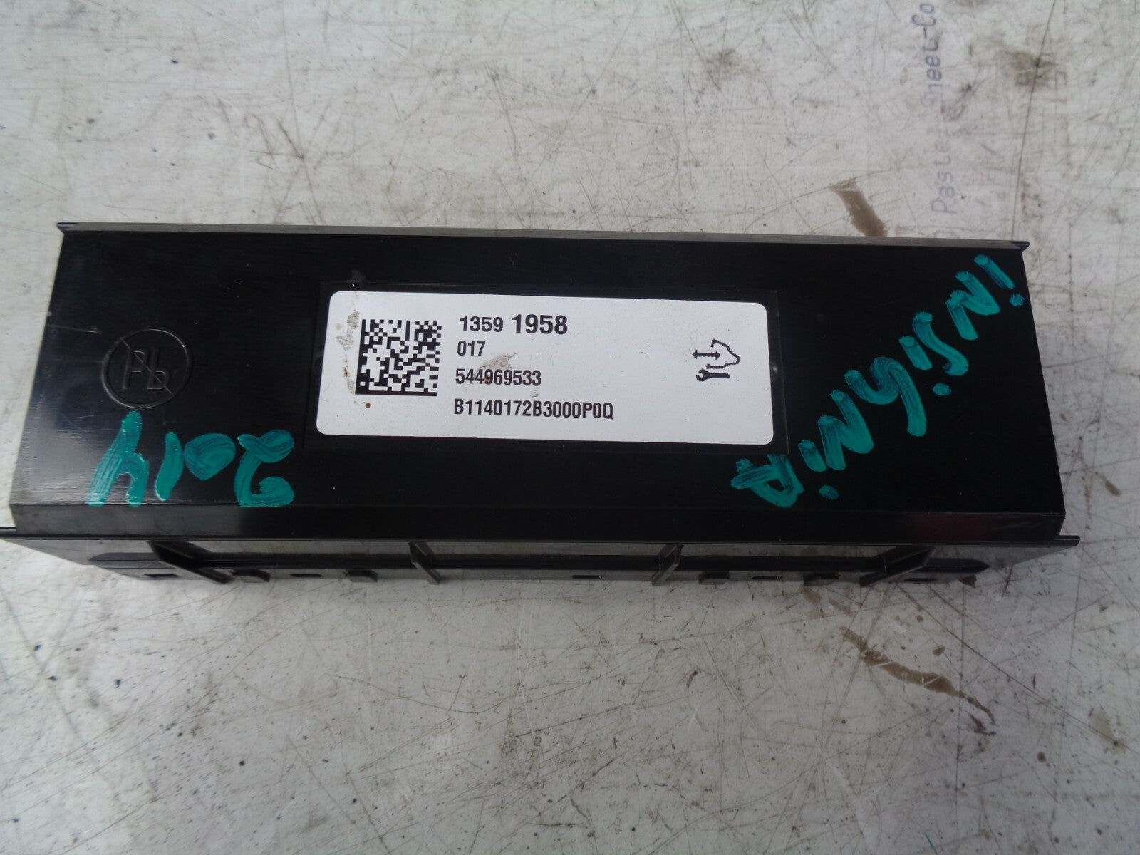VAUXHALL INSIGNIA 2014 MK1 2.0 ECU HEATER CONTROL MODULE 13591958