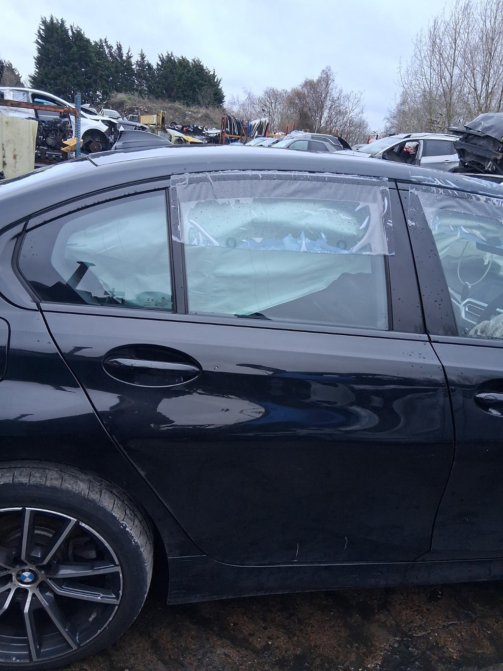 2019 BMW 3 SERIES SALOON G20 OS DRIVER SIDE REAR BARE DOOR BLACK SAPPHIRE 475