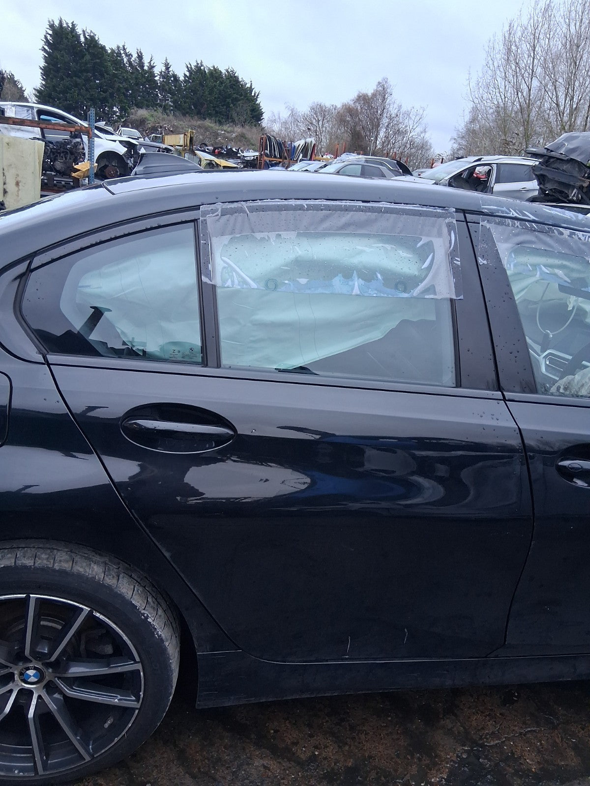 2019 BMW 3 SERIES SALOON G20 OS DRIVER SIDE REAR BARE DOOR BLACK SAPPHIRE 475