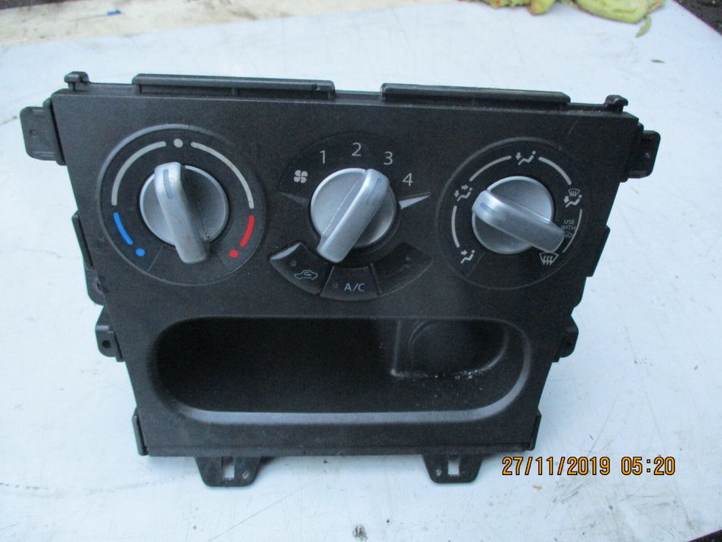 VAUXHALL AGILA B MK2 2009 HEATER AC AIR CON CONTROL FAN SWITCH PANEL 12V SOCKET