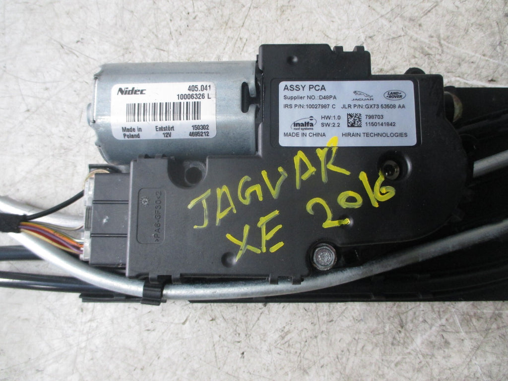 JAGUAR XE X760 2016 PANORAMIC SUNROOF MOTOR GX7353508AA