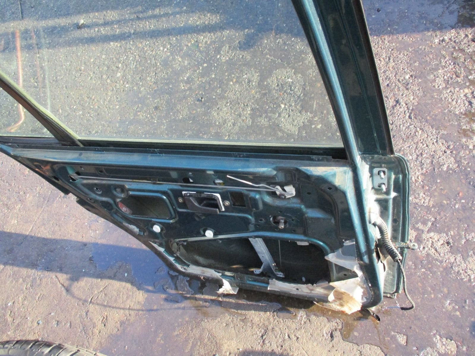 BMW 3 SERIES E30 TOURING ESTATE NSR PASSENGER SIDE REAR DOOR BARE GREEN
