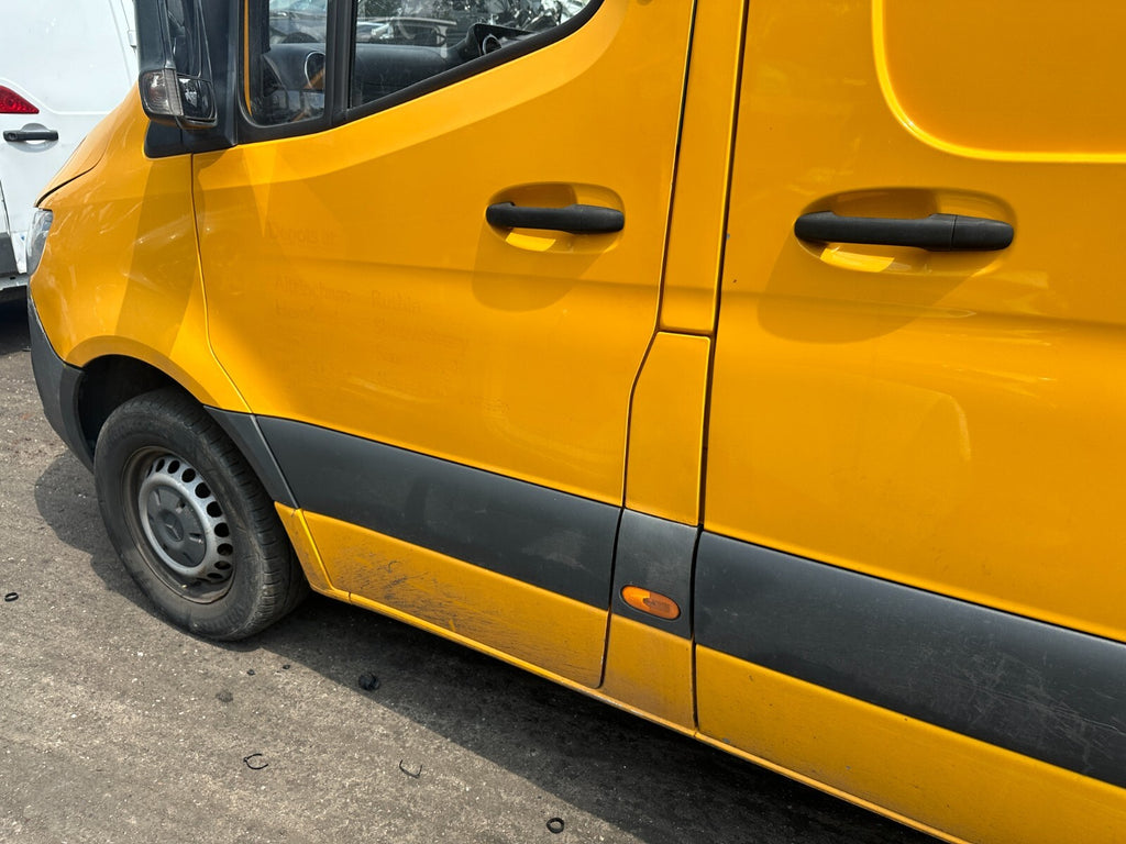 2019 MERCEDES SPRINTER W907 NSF PASSENGER SIDE FRONT DOOR BARE ORANGE