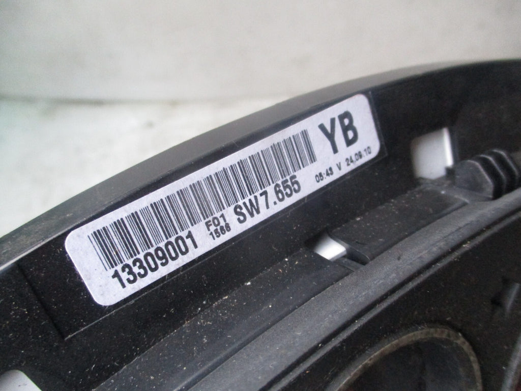 VAUXHALL ZAFIRA B 2010 1.7 DIESEL SPEEDOMETER INSTRUMENT CLUSTER 13309001