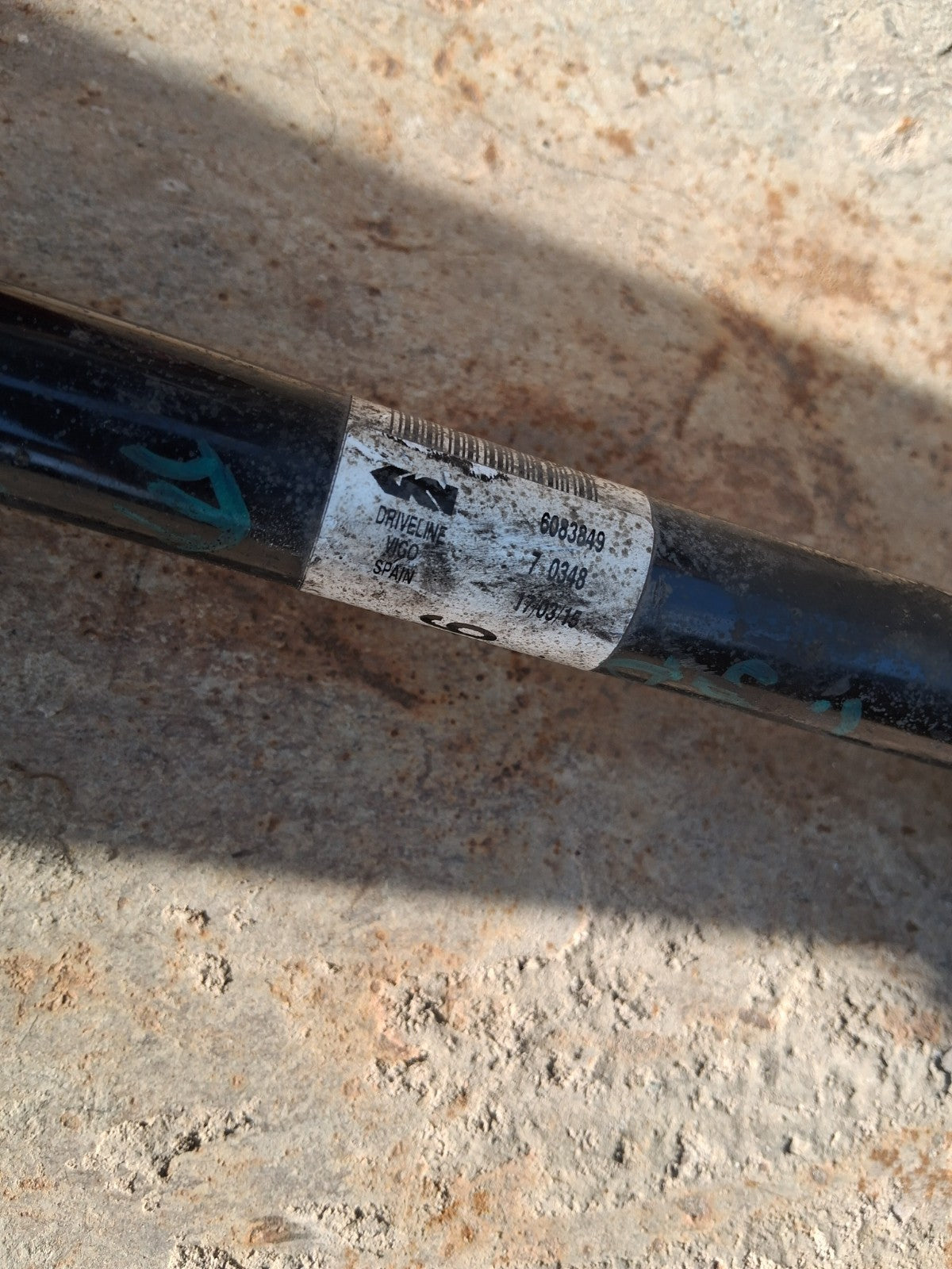 2019 VAUXHALL CORSA E 1.3 PETROL MANUAL NSF PASSENGER SIDE DRIVESHAFT 13486866