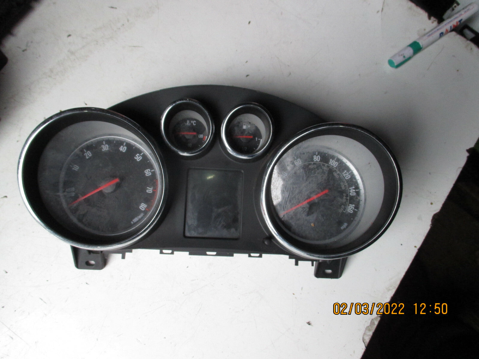VAUXHALL ASTRA GTC 2016 1.4 PETROL SPEEDO INSTRUMENT CLUSTER 13460588 BA1X