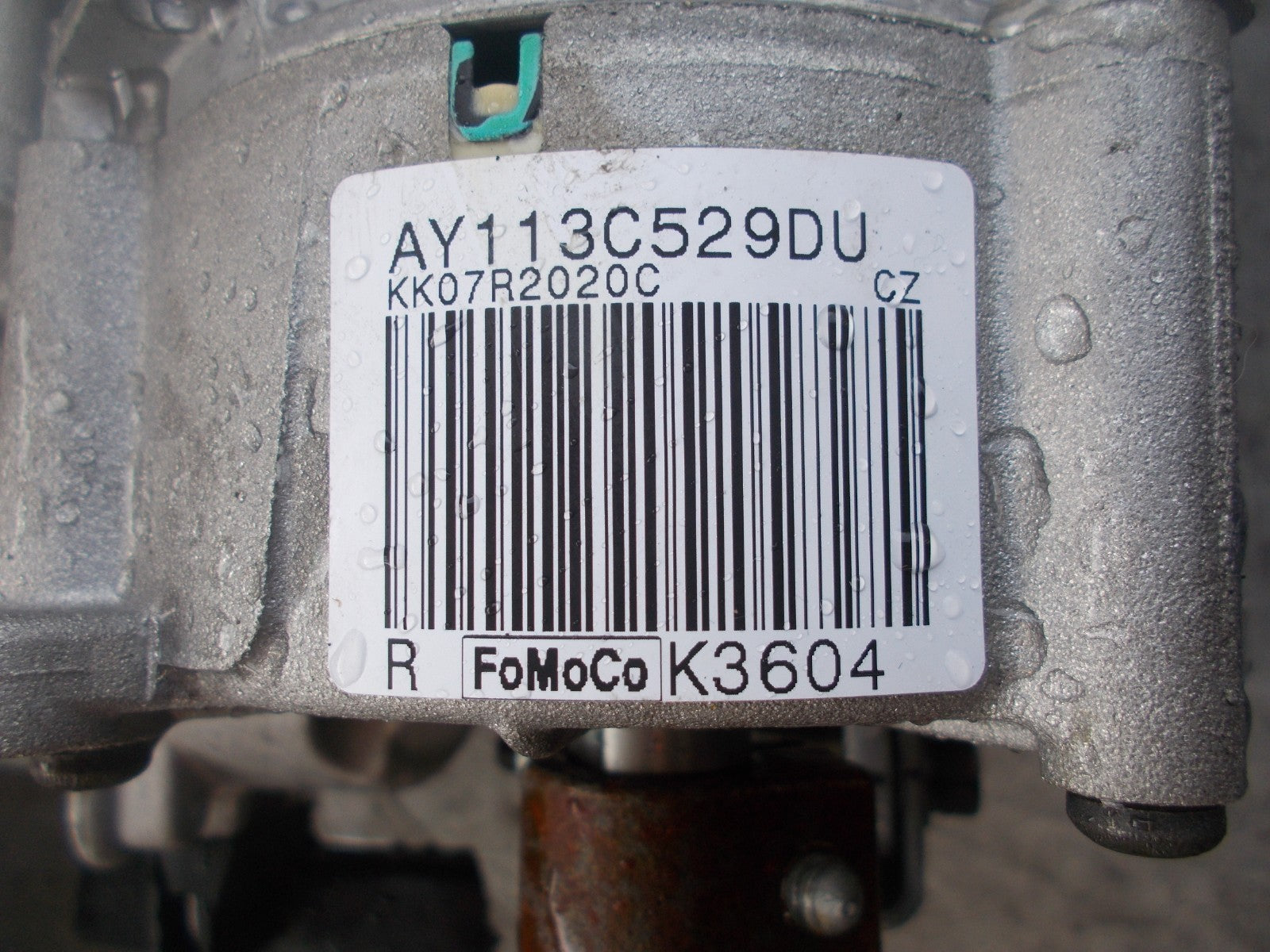 FORD TRANSIT COURIER 2014-2018 PAS POWER STEERING COLUMN AY113C529DU